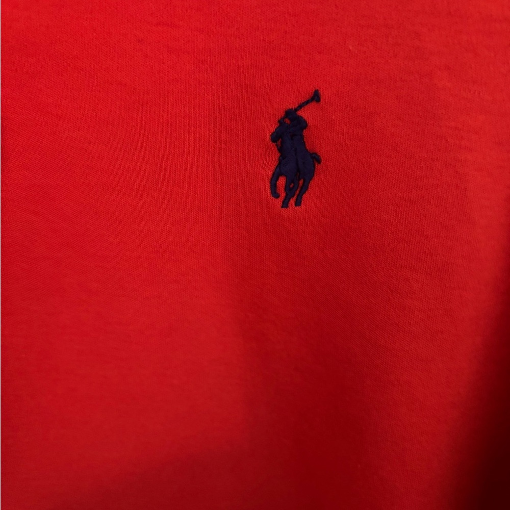 Polo by Ralph Lauren Men's Red Long Sleeve Shirt - Picture 2 of 3